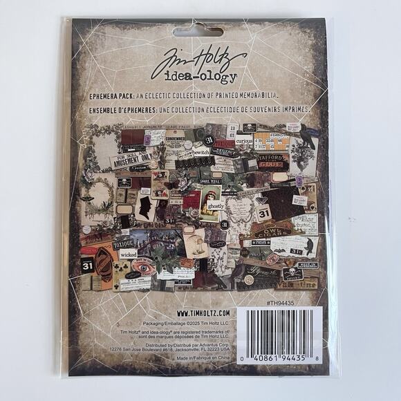 Tim Holtz idea-ology Halloween Ephemera And Layers + Paper Dolls Bundle - Picture 5 of 5